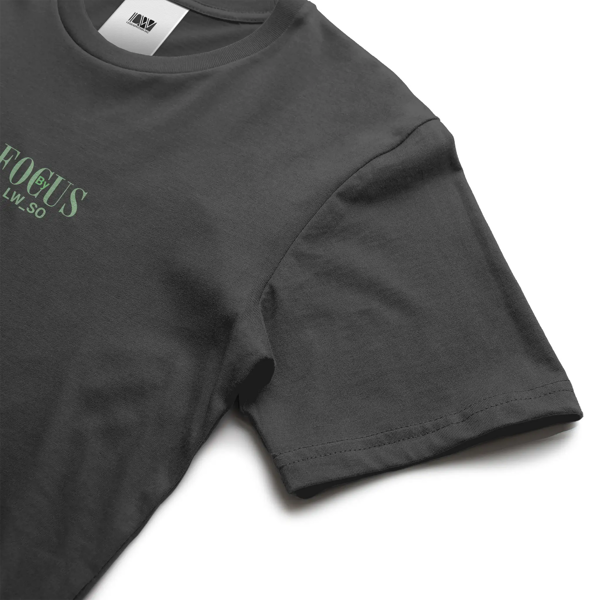 Black Focus by LWSO Epic unisex t-shirt with soft cotton fabric and modern fit.
