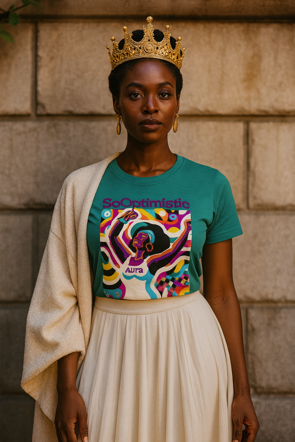 SoOptimisticAura Relaxed Jersey Tee