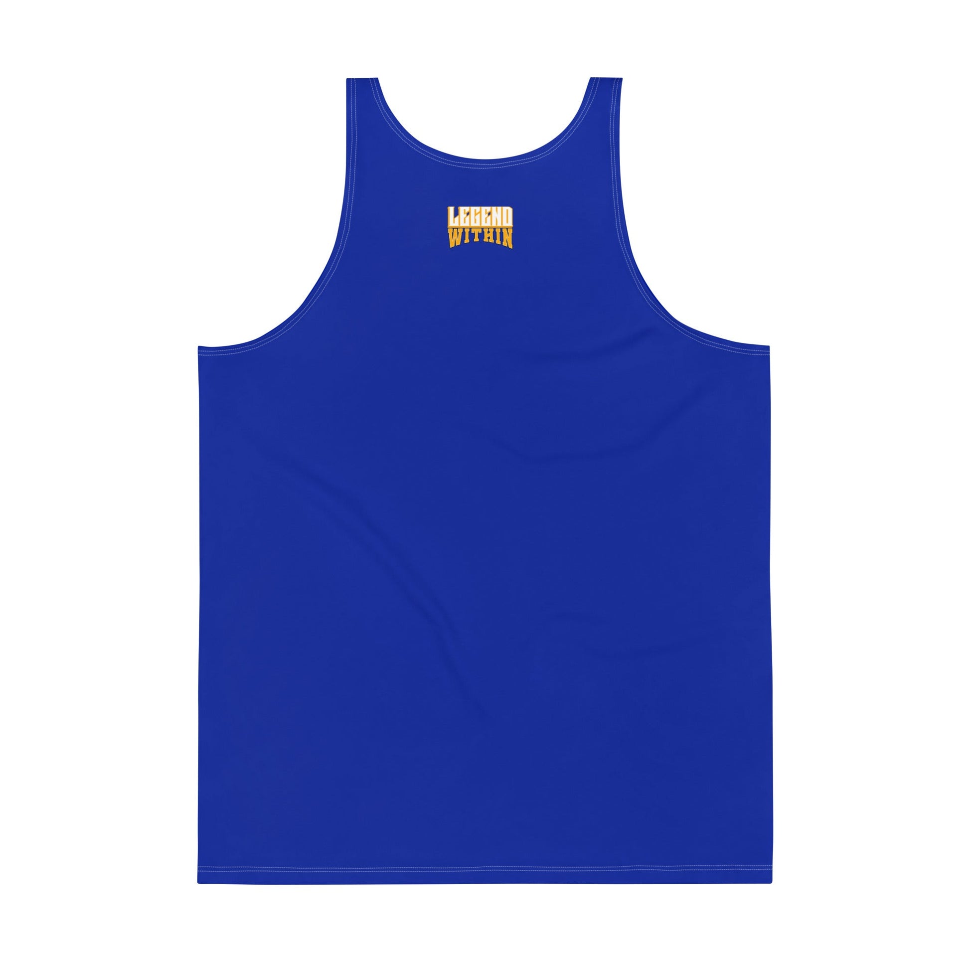 LegendWithin Tank Top blue vibrant soft stretchable relaxed fit sleeveless shirt