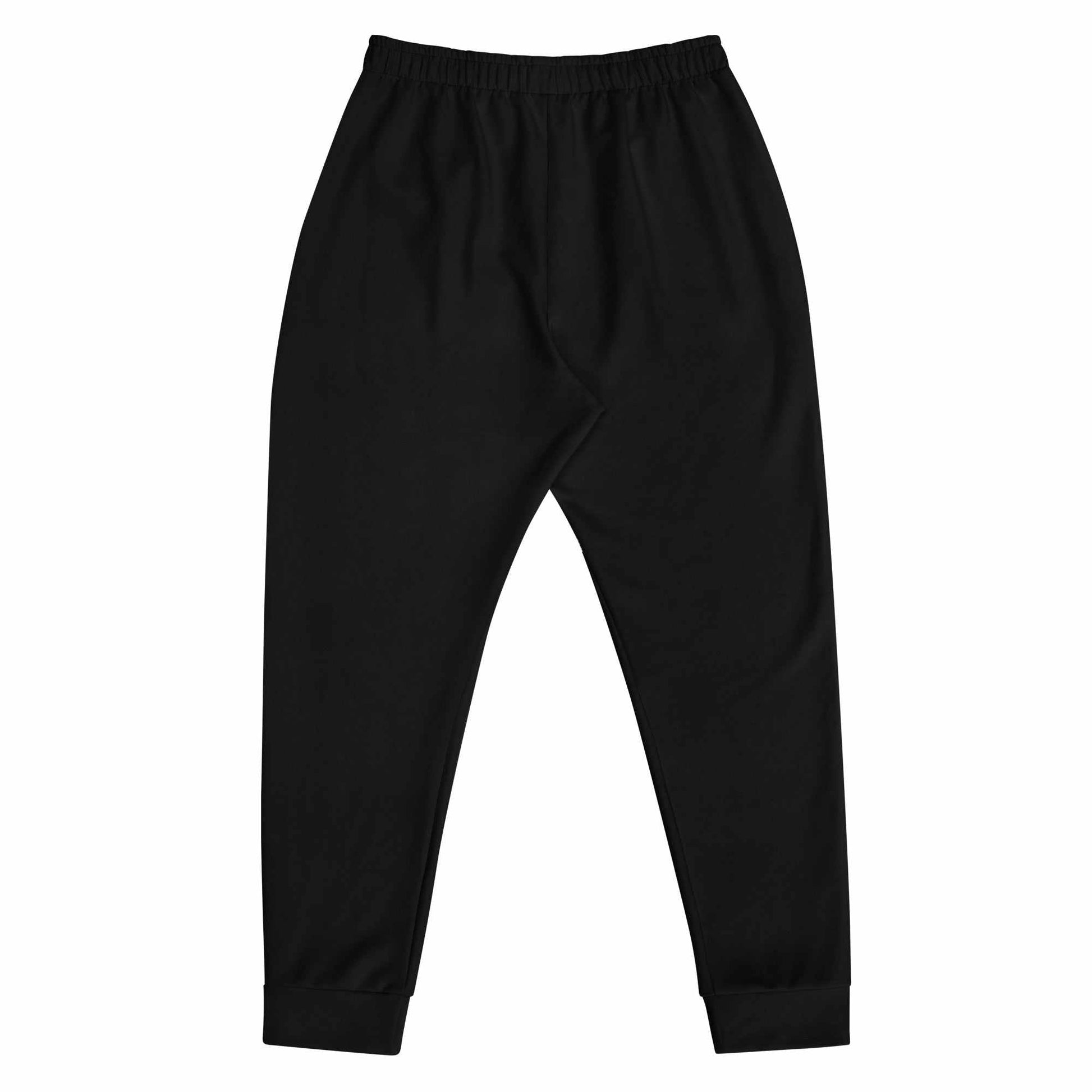 LegendWithin Men's Joggers black slim fit with elastic waistband, cuffed legs, and soft cotton-feel fabric.
