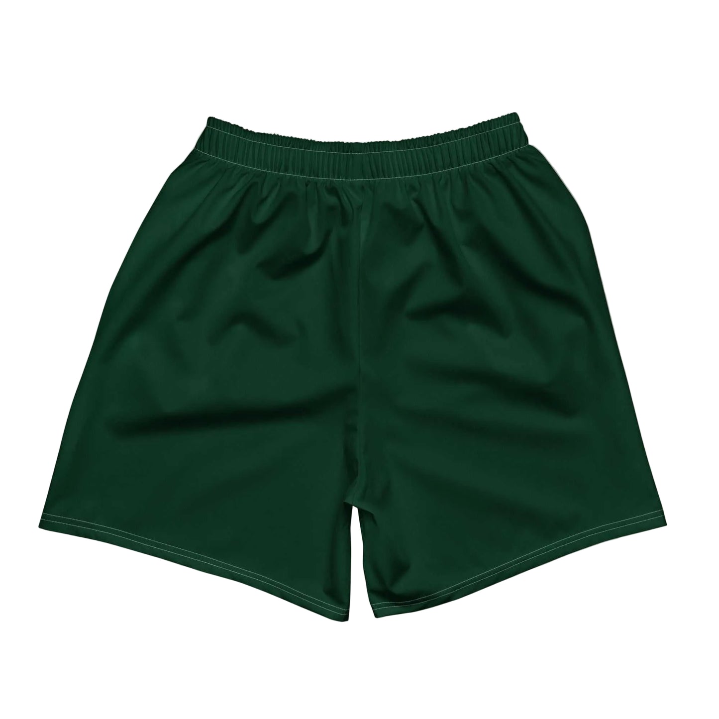 LegendWithin Athletic Long Shorts dark green breathable moisture-wicking sports shorts with elastic waistband and mesh pockets
