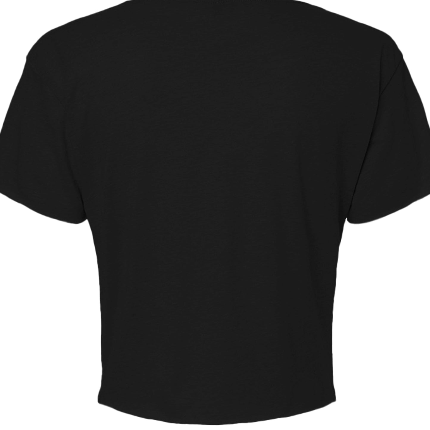 Ladies wearing Next Level N5080 Ladies' Festival Cali Crop T-Shirt with cropped raw-edge hem and baby rib neckline