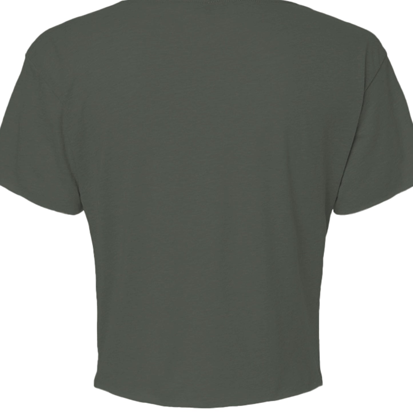 Next Level N5080 Ladies' Festival Cali Crop T-Shirt with raw-edge hem and baby rib neckline