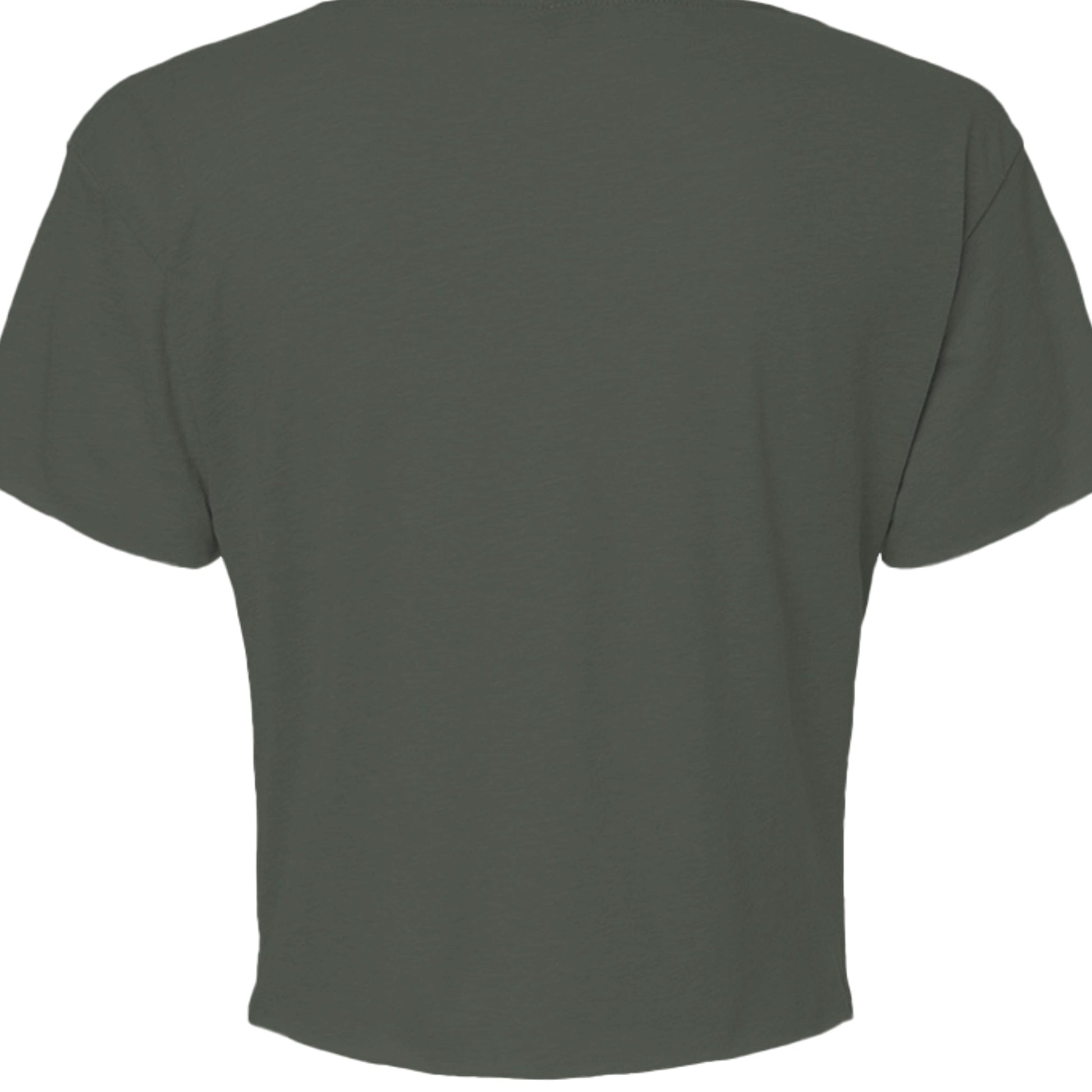 Next Level N5080 Ladies' Festival Cali Crop T-Shirt with raw-edge hem and baby rib neckline