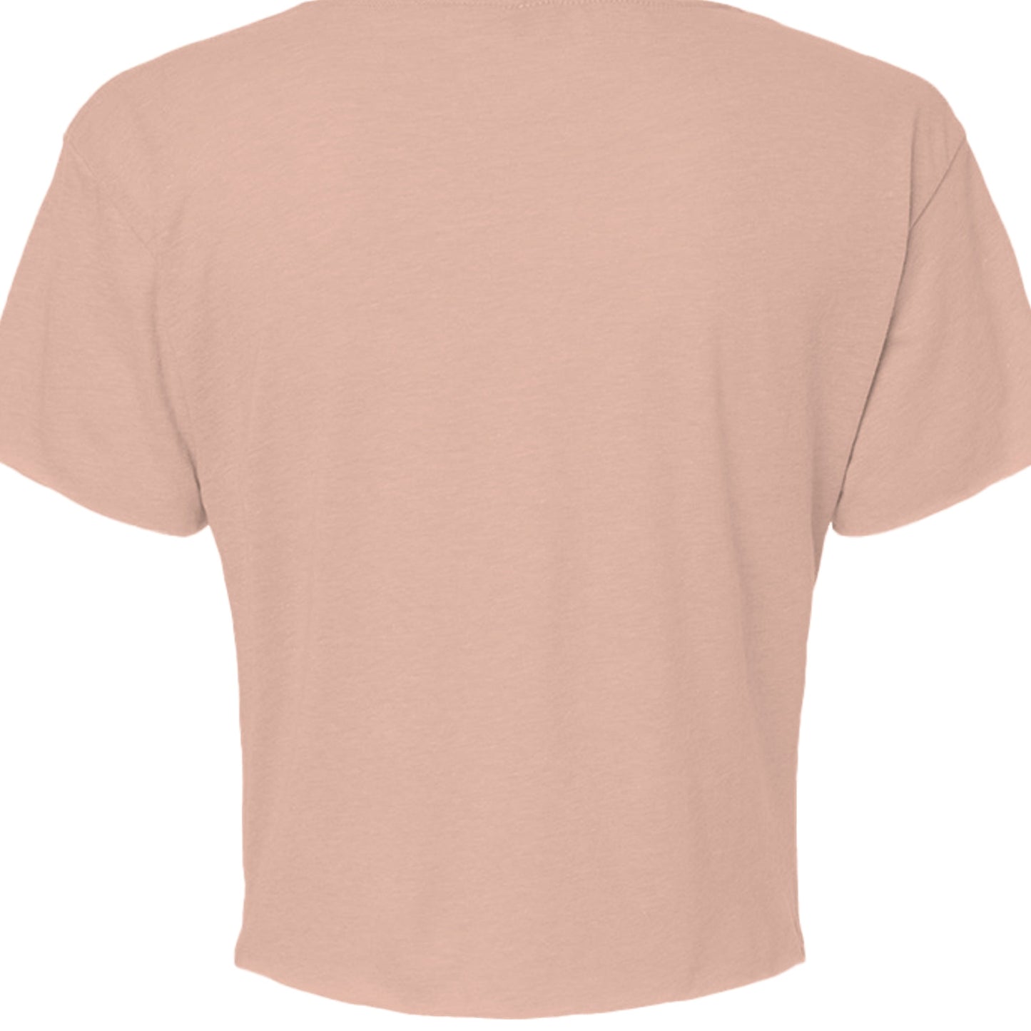 Next Level N5080 Ladies' Festival Cali Crop T-Shirt with cropped raw-edge hem and 1x1 baby rib neckline