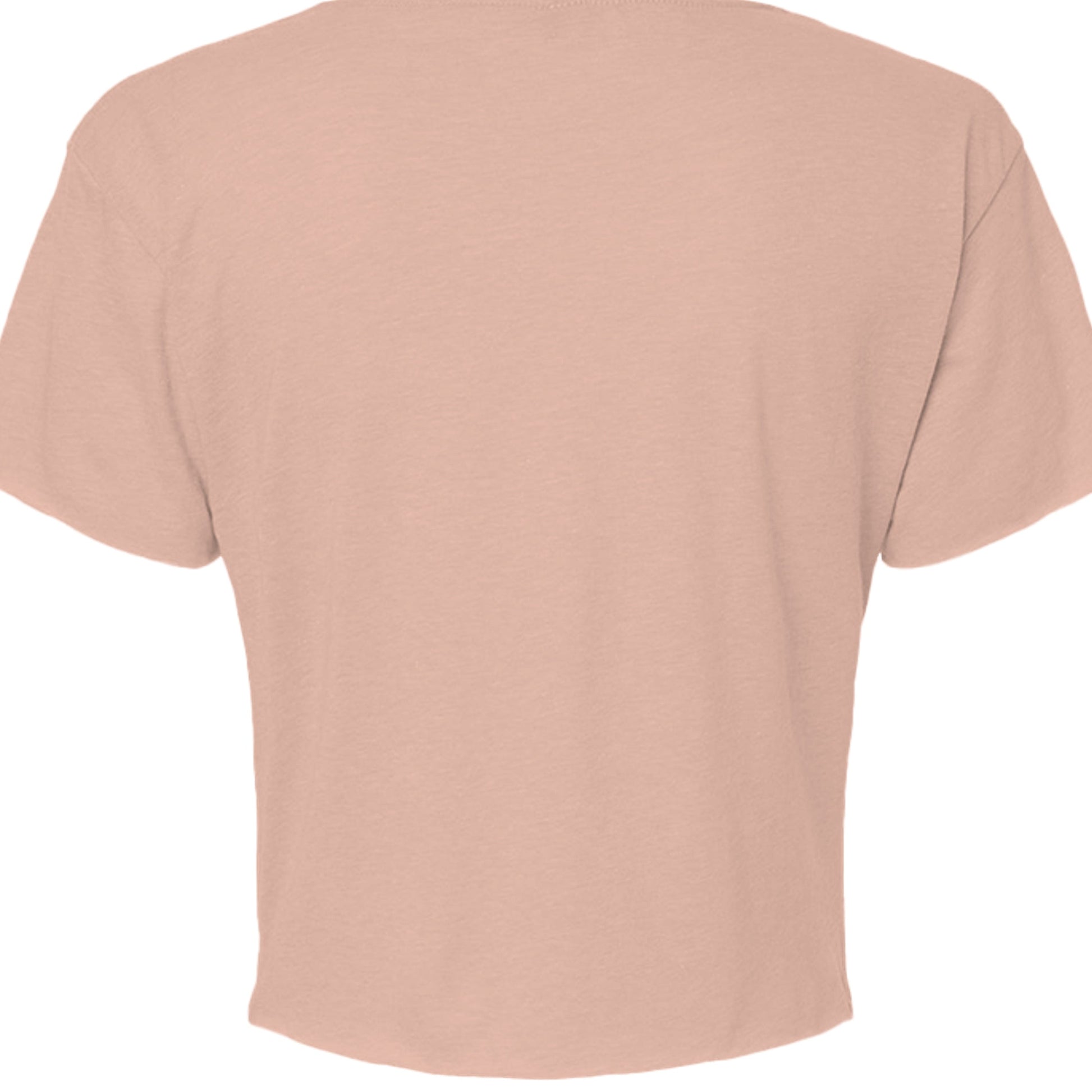 Next Level N5080 Ladies' Festival Cali Crop T-Shirt with cropped raw-edge hem and 1x1 baby rib neckline