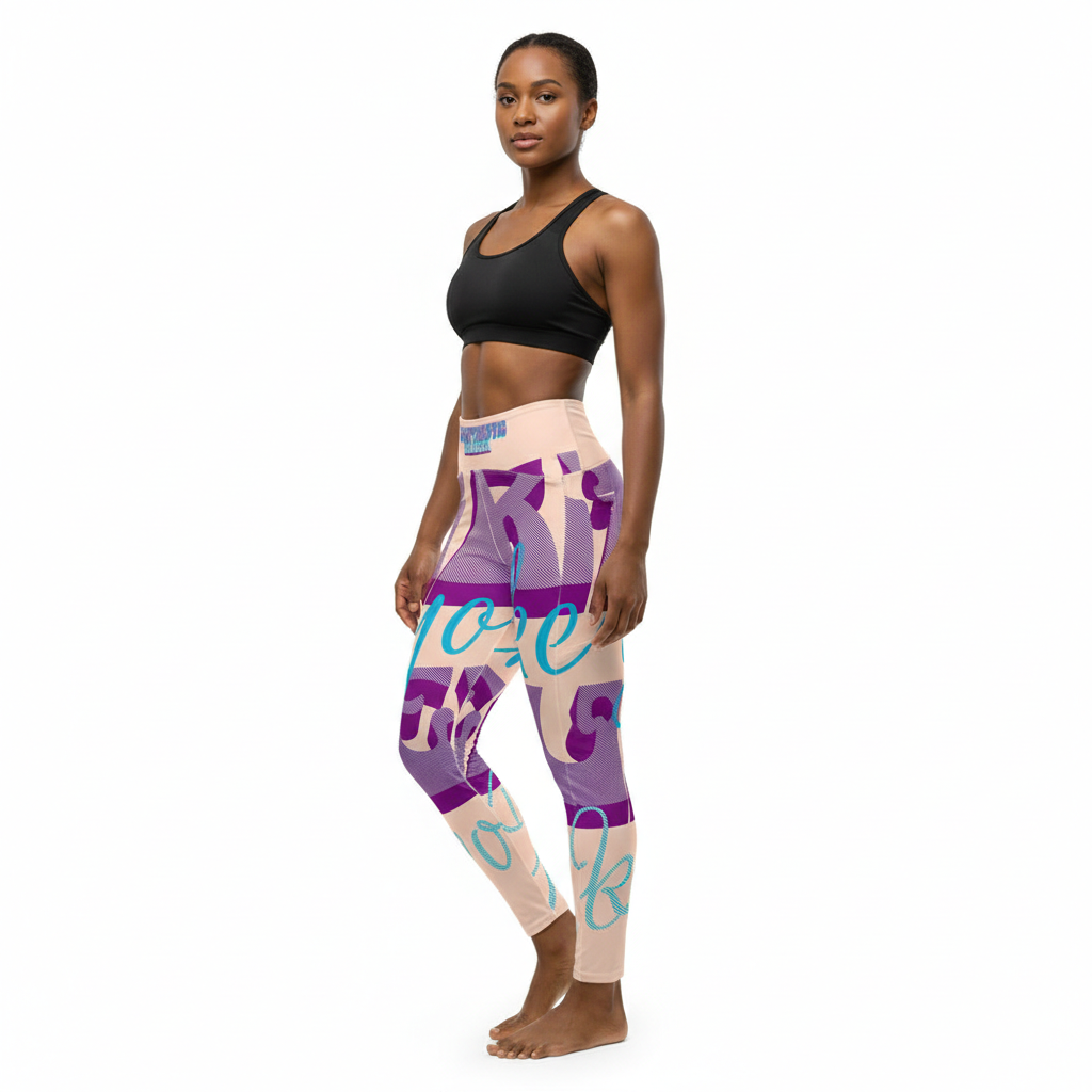 SoOptimisticAura Leggings high-waisted pocket leggings with UPF 50+ and soft stretchy fabric