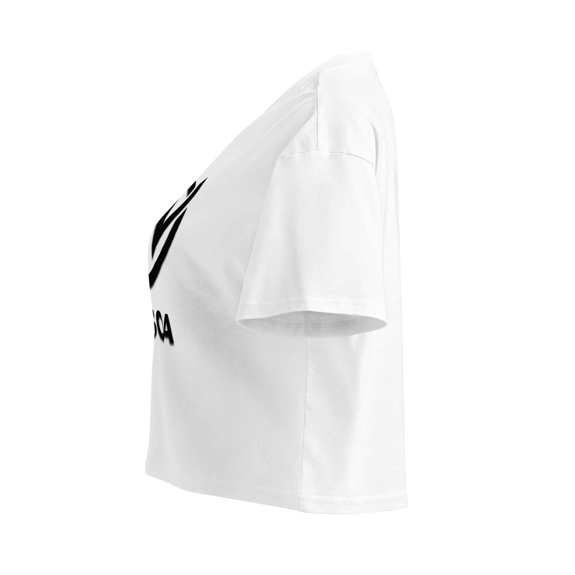 LW_SOA Women’s crop top in soft 100% combed cotton with relaxed fit and cropped length