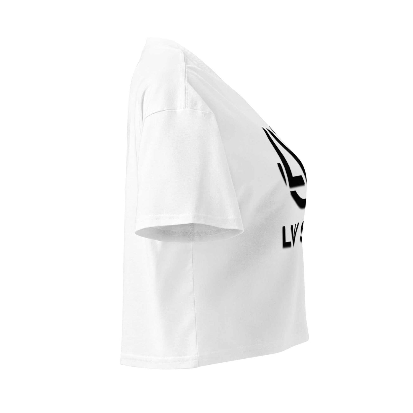 LW_SOA Women’s crop top in soft combed cotton with relaxed fit and cropped length